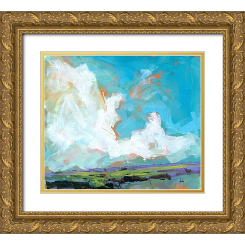 Sky Four-Massif Gold Ornate Wood Framed Art Print with Double Matting by Bailey, Paul