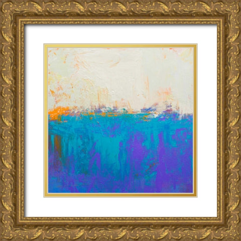 Orange Spark Gold Ornate Wood Framed Art Print with Double Matting by Bishop, Don