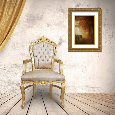 Come to the Light Gold Ornate Wood Framed Art Print with Double Matting by Burt, Daniel