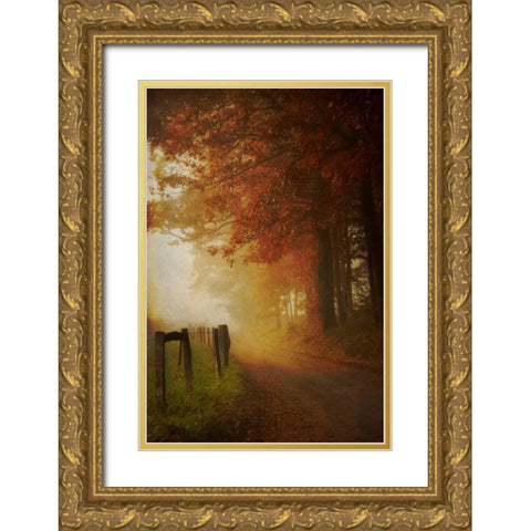 Come to the Light Gold Ornate Wood Framed Art Print with Double Matting by Burt, Daniel
