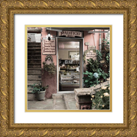Panificio Rosi Gold Ornate Wood Framed Art Print with Double Matting by Blaustein, Alan