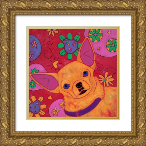 Bandito Mexicano Gold Ornate Wood Framed Art Print with Double Matting by Bond, Angela