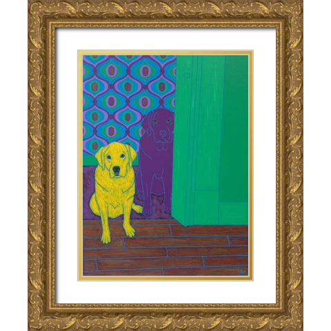 Some of My Favorite People Gold Ornate Wood Framed Art Print with Double Matting by Bond, Angela