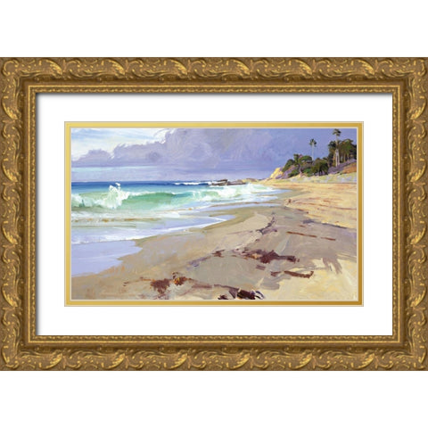 Weather Change Gold Ornate Wood Framed Art Print with Double Matting by Burtt, Marcia