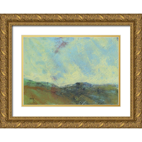 Morning Light Gold Ornate Wood Framed Art Print with Double Matting by Bailey, Paul