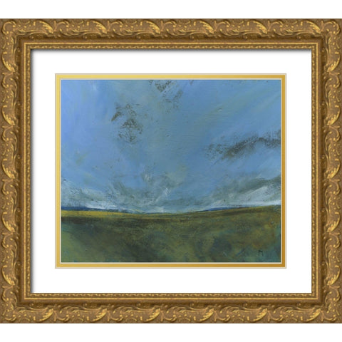 Rough Moor Gold Ornate Wood Framed Art Print with Double Matting by Bailey, Paul
