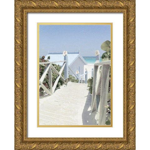 Noon Shadows Gold Ornate Wood Framed Art Print with Double Matting by Bay, Noah