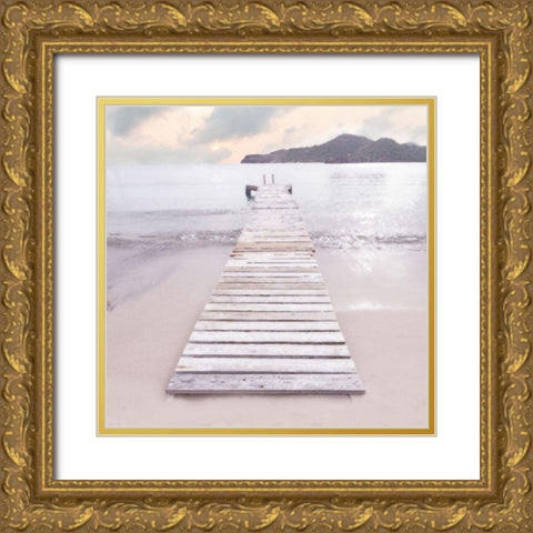 Zen No. 6 Gold Ornate Wood Framed Art Print with Double Matting by Bay, Noah