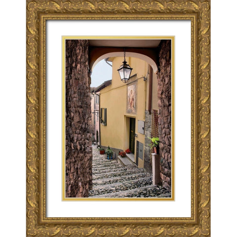 Rezzonico Arc 1 Gold Ornate Wood Framed Art Print with Double Matting by Blaustein, Alan