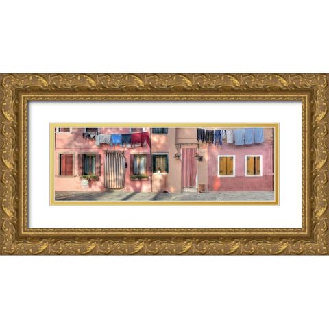 Casa Veneziane No. 2 Gold Ornate Wood Framed Art Print with Double Matting by Blaustein, Alan