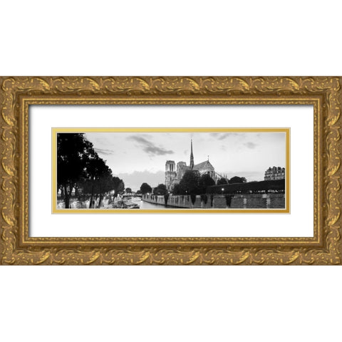 Spire - ÃƒÅ½le de la CitÃƒÂ© Gold Ornate Wood Framed Art Print with Double Matting by Blaustein, Alan