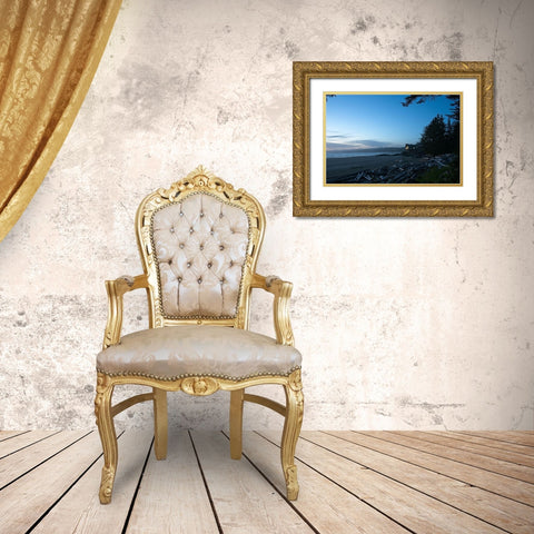 Home At Last Gold Ornate Wood Framed Art Print with Double Matting by Burdick, Chuck