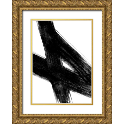 Urban 2 Gold Ornate Wood Framed Art Print with Double Matting by Binkin, Lesia