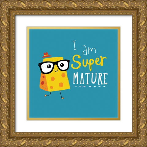 Super Mature Gold Ornate Wood Framed Art Print with Double Matting by Buxton, Michael