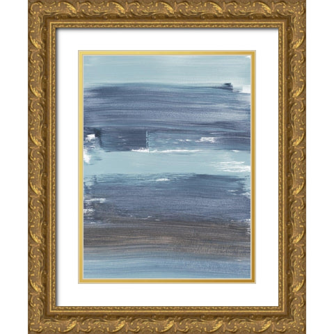 Soul Of The Ocean No. 2 Gold Ornate Wood Framed Art Print with Double Matting by Baker, Bronwyn