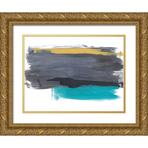 Construct Gold Ornate Wood Framed Art Print with Double Matting by Baker, Bronwyn