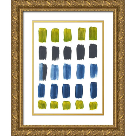 First Crush Gold Ornate Wood Framed Art Print with Double Matting by Baker, Bronwyn