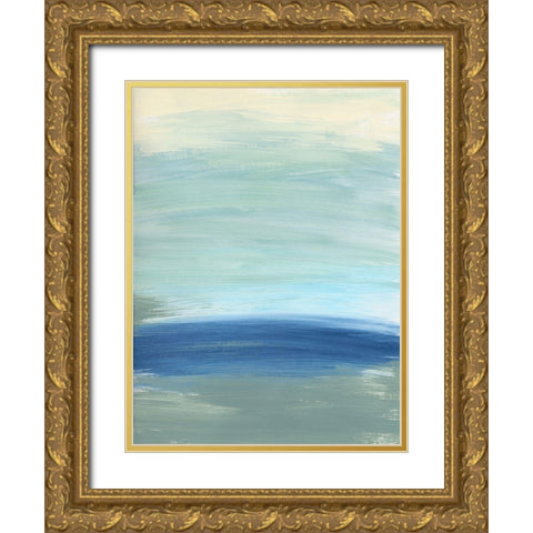 Morning Returns Gold Ornate Wood Framed Art Print with Double Matting by Baker, Bronwyn