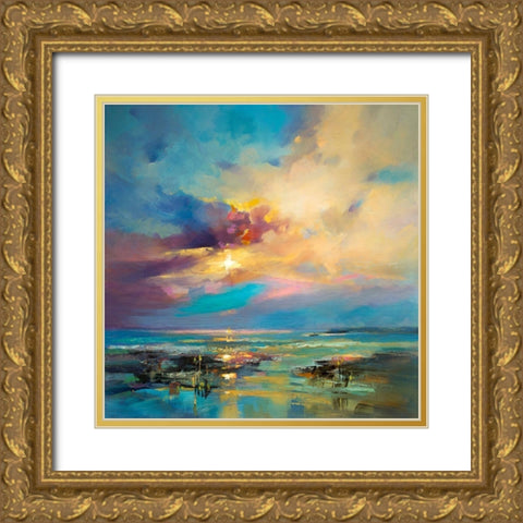 Before Nightfall Gold Ornate Wood Framed Art Print with Double Matting by Bruniany, Kasia