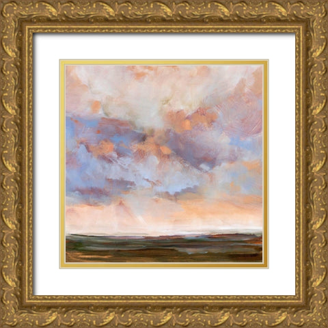 At Sea Gold Ornate Wood Framed Art Print with Double Matting by Burggraaf, Stella