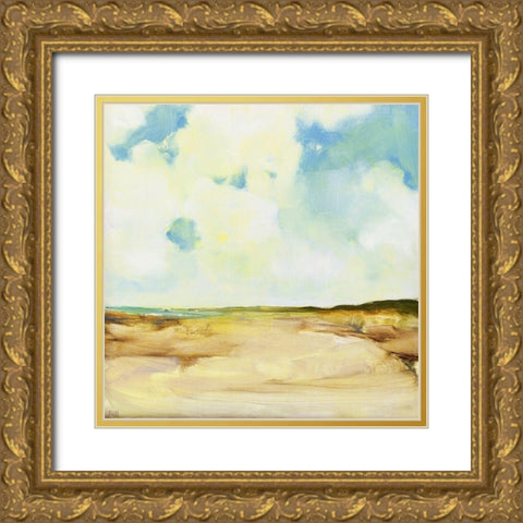 Dutch Coast Gold Ornate Wood Framed Art Print with Double Matting by Burggraaf, Stella