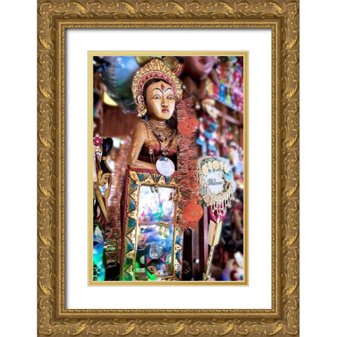 Nagano Cafe 17 Gold Ornate Wood Framed Art Print with Double Matting by Blaustein, Alan