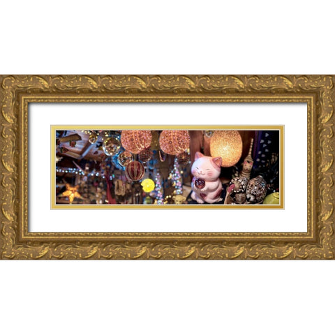 Nagano Cafe 15 Gold Ornate Wood Framed Art Print with Double Matting by Blaustein, Alan