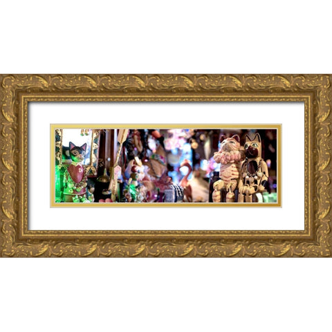 Nagano Cafe 5 Gold Ornate Wood Framed Art Print with Double Matting by Blaustein, Alan