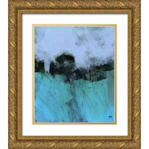 Emerge Gold Ornate Wood Framed Art Print with Double Matting by Bailey, Paul