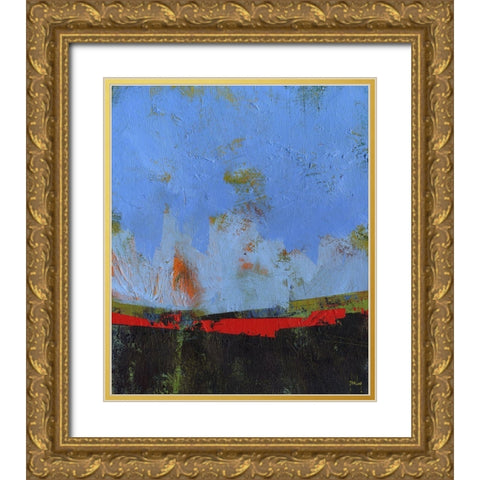 Led Gold Ornate Wood Framed Art Print with Double Matting by Bailey, Paul