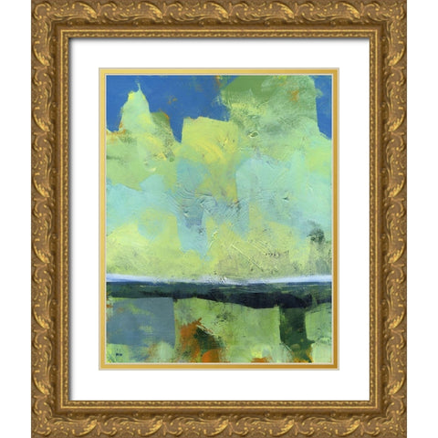 The View I Remember Gold Ornate Wood Framed Art Print with Double Matting by Bailey, Paul