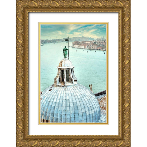 Duomo San Giorgio Maggiore #1 Gold Ornate Wood Framed Art Print with Double Matting by Blaustein, Alan