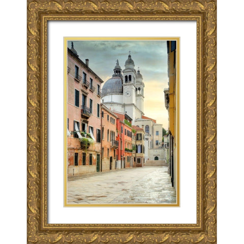 Santa della Maria Salute #1 Gold Ornate Wood Framed Art Print with Double Matting by Blaustein, Alan