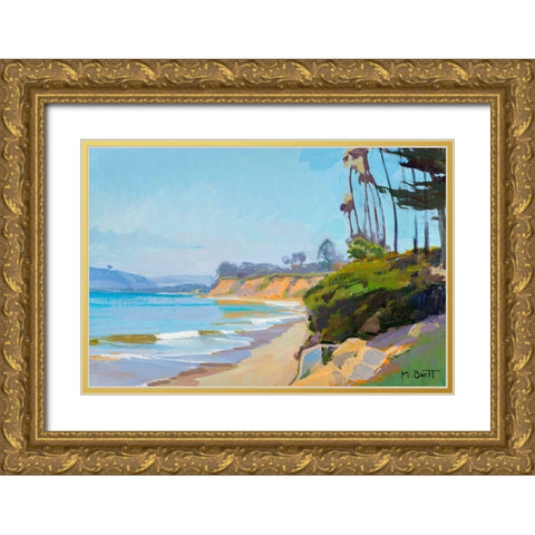 Midday Gold Ornate Wood Framed Art Print with Double Matting by Burtt, Marcia