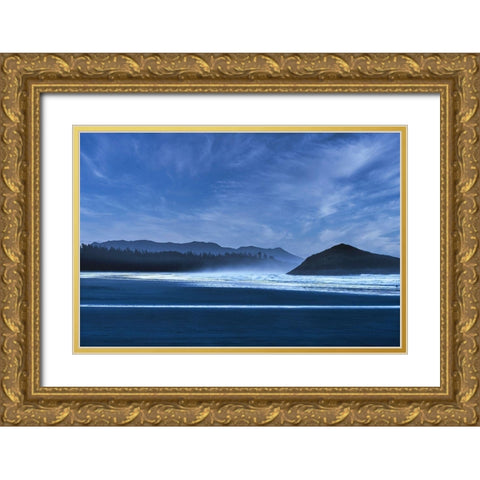 Dawn Gold Ornate Wood Framed Art Print with Double Matting by Burdick, Chuck
