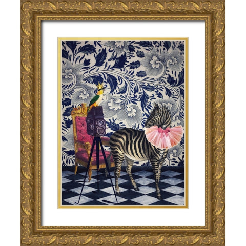 Picture Day Gold Ornate Wood Framed Art Print with Double Matting by Brothers, Erika C.