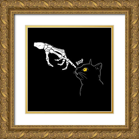 Spooky Boop Gold Ornate Wood Framed Art Print with Double Matting by Buxton, Michael
