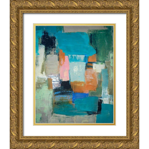 Andiamo aTorretta Gold Ornate Wood Framed Art Print with Double Matting by Balbinot, Brigitte