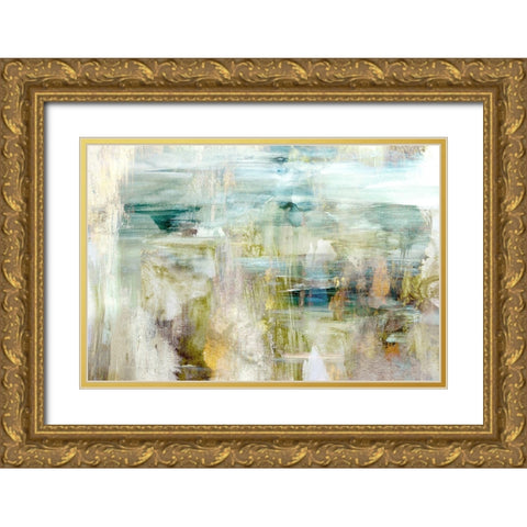 Through The Grass Gold Ornate Wood Framed Art Print with Double Matting by Bainbridge, Hope