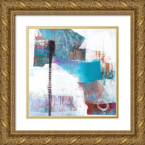 Water Marker Gold Ornate Wood Framed Art Print with Double Matting by Beer, Pamela K.