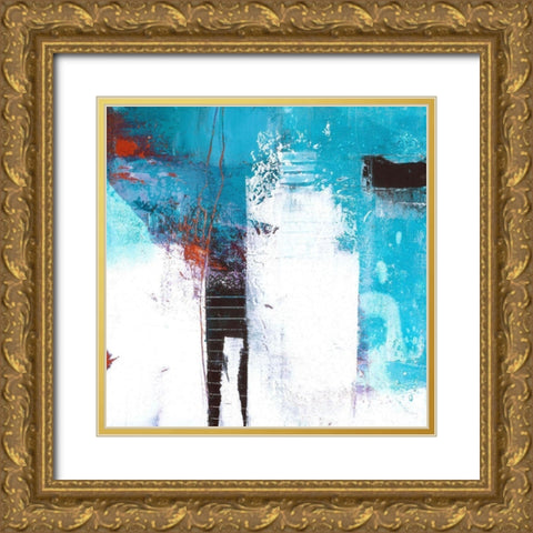 Reflections Gold Ornate Wood Framed Art Print with Double Matting by Beer, Pamela K.