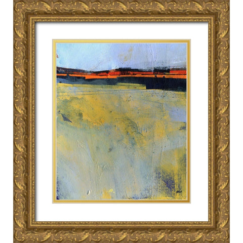 Ground Mist Gold Ornate Wood Framed Art Print with Double Matting by Bailey, Paul