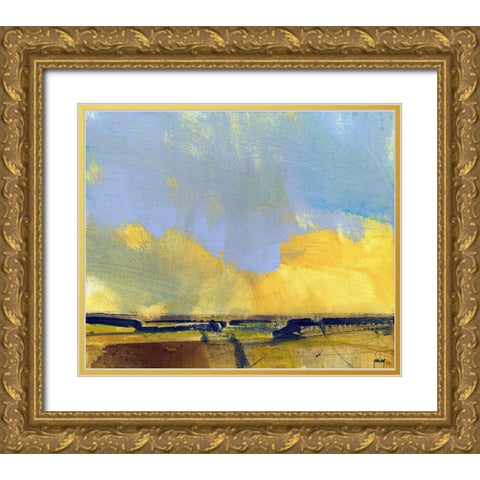 Shire No. 3 Gold Ornate Wood Framed Art Print with Double Matting by Bailey, Paul