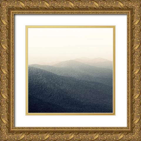 Sunrise, Smoky Mountains Gold Ornate Wood Framed Art Print with Double Matting by Bell, Nicholas