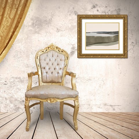 Landscape No. 6 Gold Ornate Wood Framed Art Print with Double Matting by Beeh, Katie
