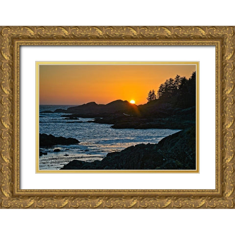 Last Peek Gold Ornate Wood Framed Art Print with Double Matting by Burdick, Chuck