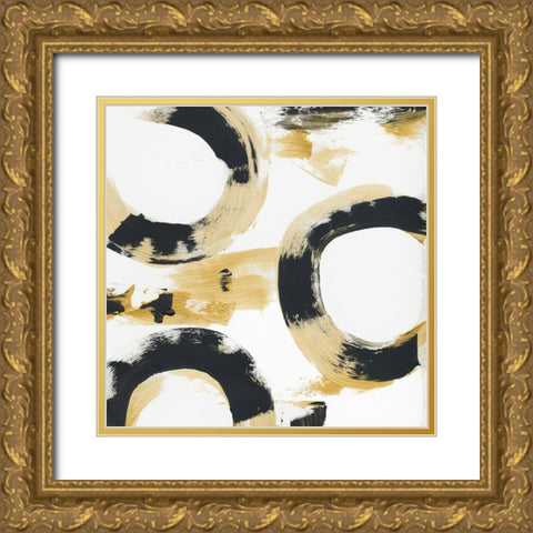 Predicated 1 Gold Ornate Wood Framed Art Print with Double Matting by Baker, Bronwyn