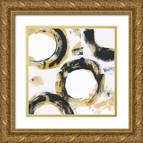 Predicated 2 Gold Ornate Wood Framed Art Print with Double Matting by Baker, Bronwyn