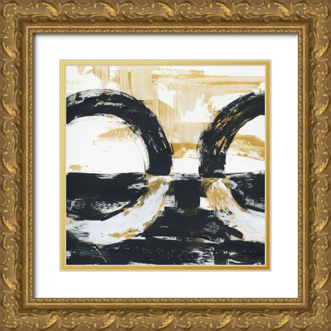 Preponderance 2 Gold Ornate Wood Framed Art Print with Double Matting by Baker, Bronwyn