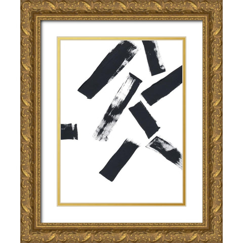 Time Stopped No. 1 Gold Ornate Wood Framed Art Print with Double Matting by Baker, Bronwyn